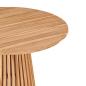 Preview: Beistelltisch Braun 70 x 70 x 75 cm Massivholz Teak