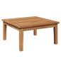 Preview: Gartentisch Braun Massivholz Teak