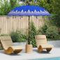 Preview: ARDEBO.de - Balinesischer Sonnenschirm Blau 215 x 215 x 260 cm