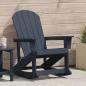 Preview: ARDEBO.de - Adirondack-Schaukelstuhl Marineblau HDPE