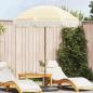 Preview: ARDEBO.de - Strandparasol 160 x 160 x 196 cm Polyester und Stahl Rund