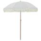 Preview: Strandparasol 160 x 160 x 196 cm Polyester und Stahl Rund