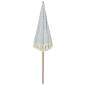 Preview: Strandparasol 160 x 160 x 196 cm Polyester und Stahl Rund