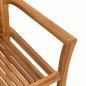 Preview: Esszimmerstuhl 4 Stk. Massivholz Teak Braun 62 x 55 x 94 cm