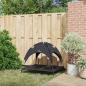 Preview: Hundebett Schwarz 92 x 77 x 82,5 cm Stahl