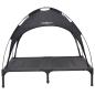 Preview: Hundebett Schwarz 92 x 77 x 82,5 cm Stahl