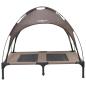 Preview: Hundebett Braun 92 x 77 x 82,5 cm Stahl