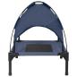 Preview: Hundebett Marineblau 76 x 62 x 70,5 cm Stahl