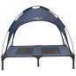Preview: Hundebett Marineblau 92 x 77 x 82,5 cm Stahl