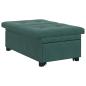 Preview: Schlafsofa Dunkelgr?n 194 x 67 x 82 cm Samt