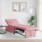 Preview: ARDEBO.de - Schlafsofa Rosa 194 x 67 x 82 cm Samt