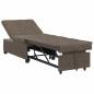 Preview: Schlafsofa Dunkelgrau 194 x 67 x 82 cm Huahua Stoff