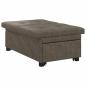 Preview: Schlafsofa Dunkelgrau 194 x 67 x 82 cm Huahua Stoff