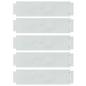 Preview: Rasenkanten 5 stk. 100 x 25 x 0,07 cm Verzinkter Stahl Silber