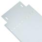 Preview: Rasenkanten 10 Stk. 100 x 25 x 0,07 cm Verzinkter Stahl Silber