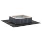 Preview: Bodenfolie für Pools 396 x 396 x 0,1 cm Quadratisch Vliesstoff