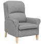 Preview: Sessel Hellgrau Stoff
