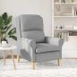 Preview: Sessel Hellgrau Stoff