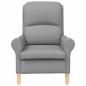 Preview: Sessel Hellgrau Stoff