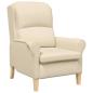 Preview: Sessel Creme Stoff
