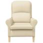 Preview: Sessel Creme Stoff