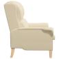 Preview: Sessel Creme Stoff
