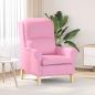 Preview: ARDEBO.de - Sessel Rosa Stoff