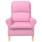 Preview: Sessel Rosa Stoff