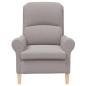 Preview: Sessel Hellgrau Weiches Sherpa-Gewebe