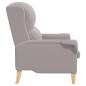 Preview: Sessel Hellgrau Weiches Sherpa-Gewebe
