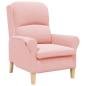 Preview: Sessel Rosa Weiches Sherpa-Gewebe