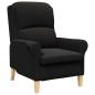 Preview: Sessel Schwarz Weiches Sherpa-Gewebe