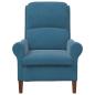 Preview: Sessel Blau Samt