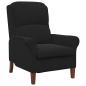 Preview: Sessel Schwarz Samt