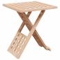 Preview: Couchtisch Braun 33 x 33 x 40,5 cm Massivholz aus Walnuss