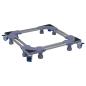 Preview: Waschmaschinensockel Grau 67 x 67 x 12 cm Edelstahl