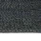 Preview: Bereichsteppiche Dunkelgrau 120 x 170 cm Jute