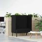Preview: ARDEBO.de - Hoher R?cken Sofa 101cm Schwarz Stoff