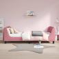 Preview: Kinderbettgestell mit Kopfteil Rosa 80 x 200 cm Samt