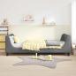 Preview: Kinderbettgestell mit Kopfteil Dunkelgrau 90 x 200 cm Samt