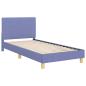Preview: Kinderbettgestell mit Kopfteil Jeans blau 90 x 190 cm Stoff
