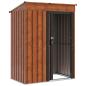Preview: Gartenhütten Braun 137 x 81 x 180 cm Metall