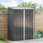 Preview: ARDEBO.de - Gartenhütten Anthrazit 153,5 x 86 x 200 cm Metall