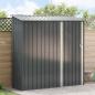 Preview: ARDEBO.de - Gartenhütten Anthrazit 203,5 x 73 x 200 cm Metall
