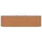 Preview: Hochbeet Braun 320 x 80 x 81 cm Stahl