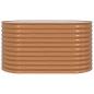 Preview: Hochbeet Braun 160 x 80 x 81 cm Stahl