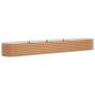 Preview: Hochbeet Braun 400 x 80 x 44 cm Stahl