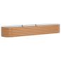Preview: Hochbeet Braun 320 x 80 x 44 cm Stahl