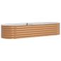 Preview: Hochbeet Braun 240 x 80 x 44 cm Stahl