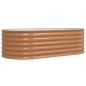 Preview: Hochbeet Braun 160 x 80 x 44 cm Stahl